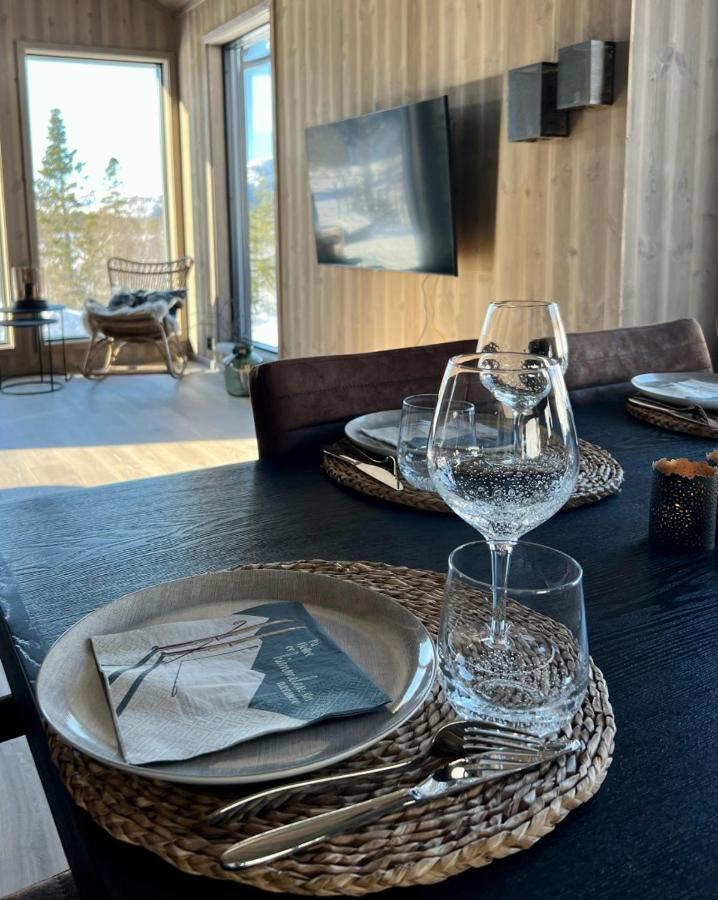 Brand New Cabin On The Sunny Side Of Gaustatoppen With A Great View Tuddal Extérieur photo