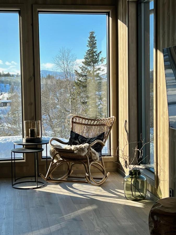Brand New Cabin On The Sunny Side Of Gaustatoppen With A Great View Tuddal Extérieur photo