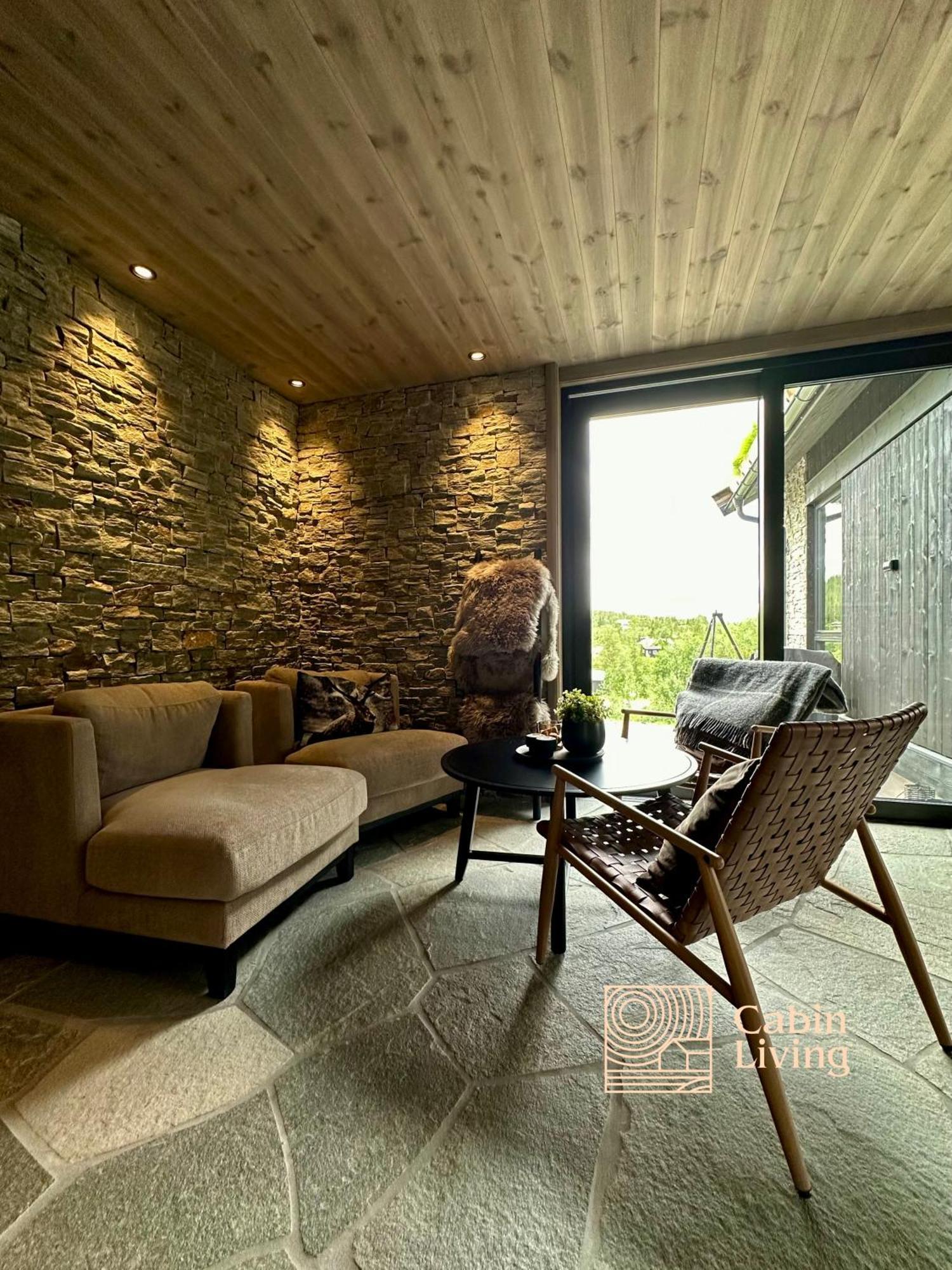 Brand New Cabin On The Sunny Side Of Gaustatoppen With A Great View Tuddal Extérieur photo